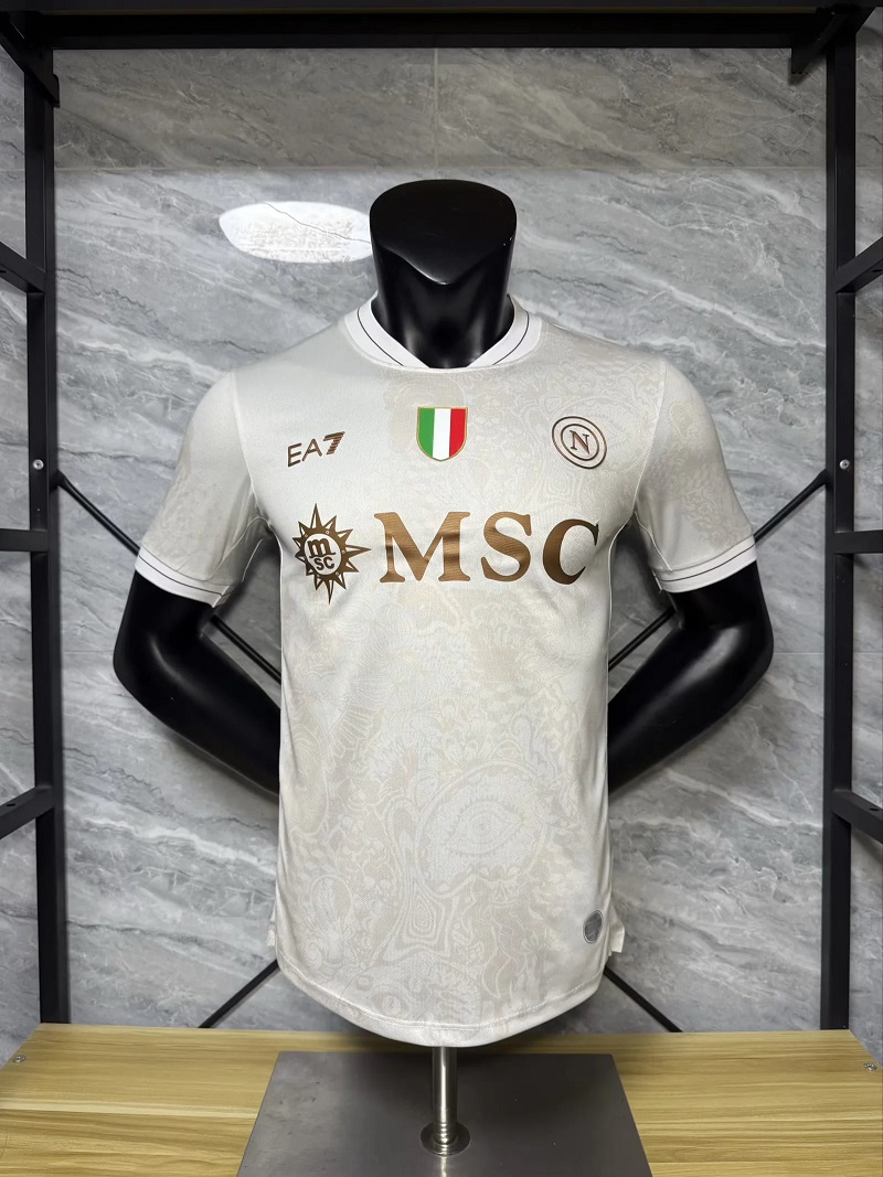AAA Quality Napoli 25/26 Away Light Beige Jersey(Player)